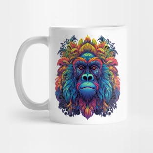 Funky Hippie Gorilla Mug